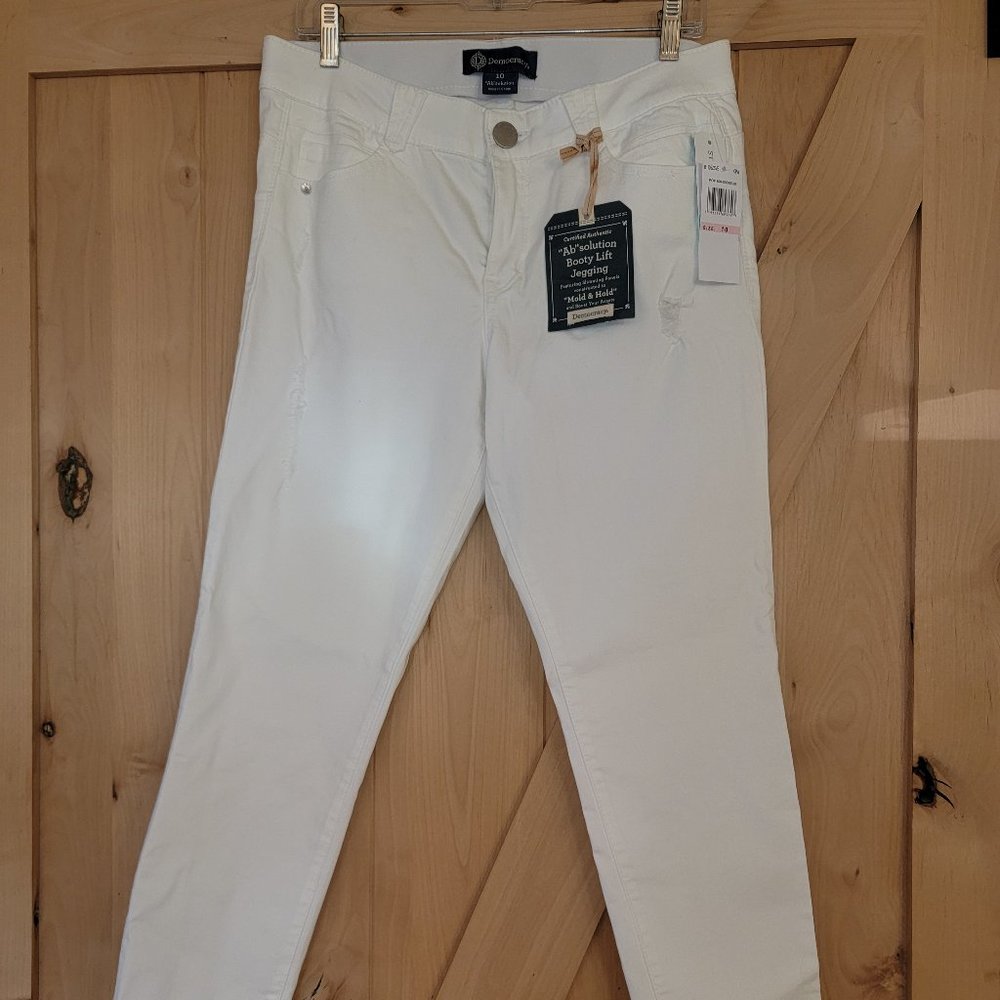 Democracy "Ab" Solution Booty Lift White Jeggings